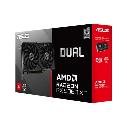 ASUS Dual RX 9060 XT 8GB GDDR6 Graphics Card